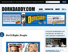Tablet Screenshot of dorkdaddy.com